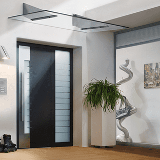 Vordach für eine Haustür