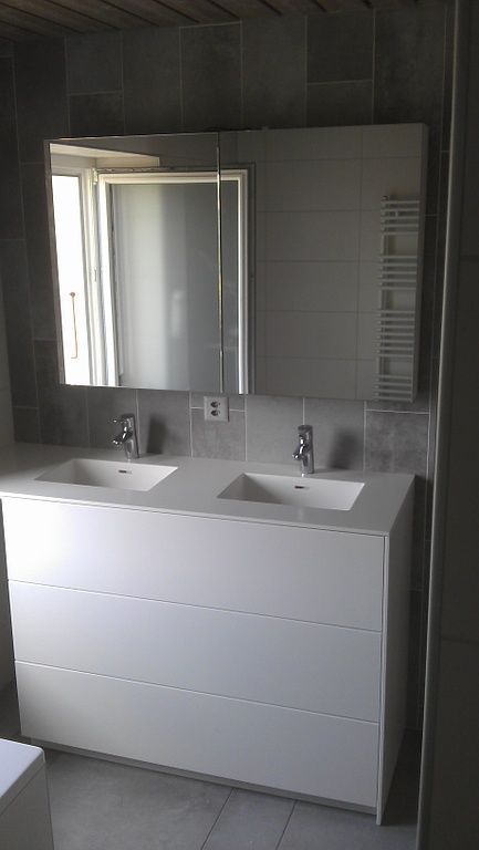 Meuble salle de bain double éviers