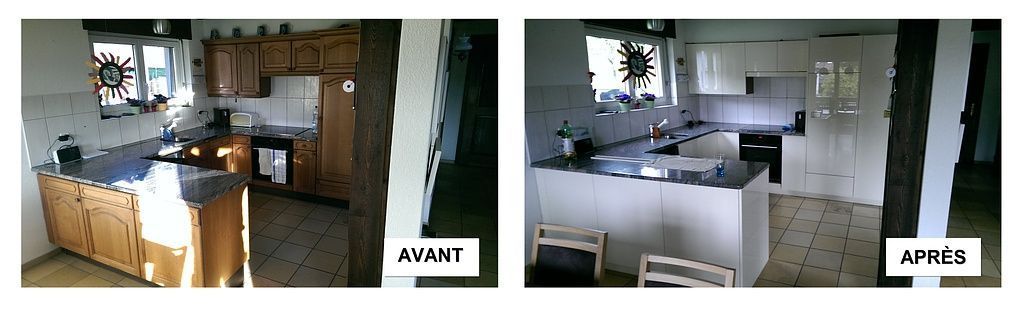 Cuisine avant-après
