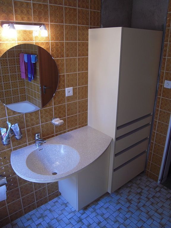 Meuble salle de bain double éviers