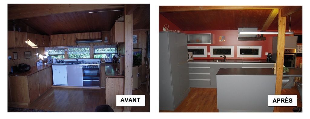 Cuisine avant-après