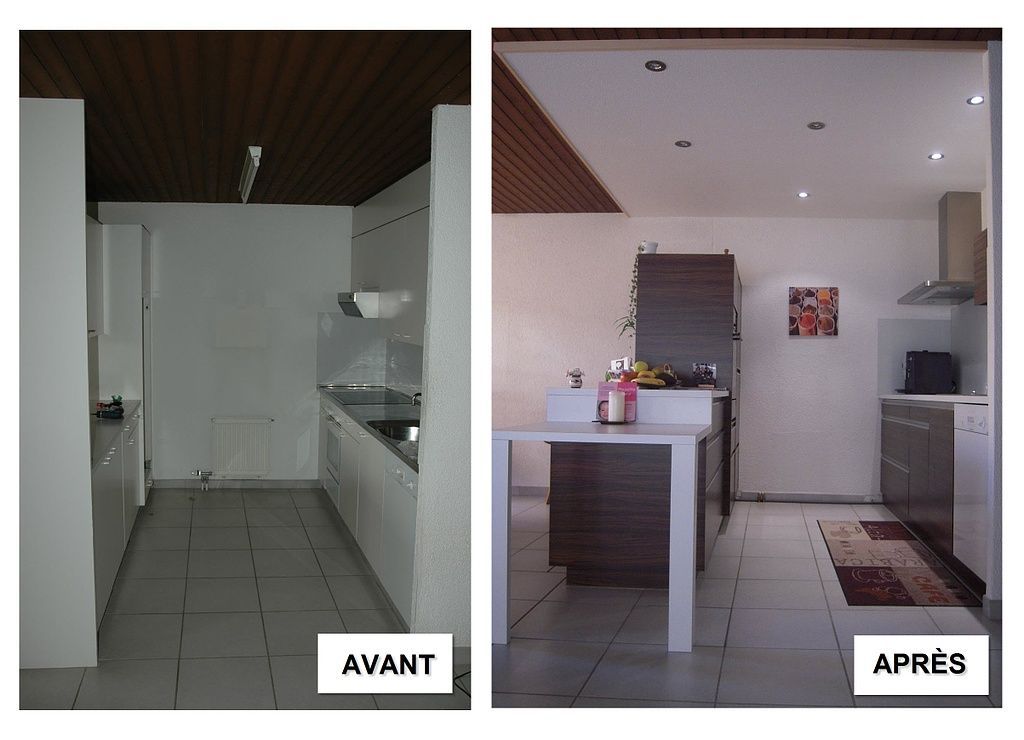 Cuisine avant-après