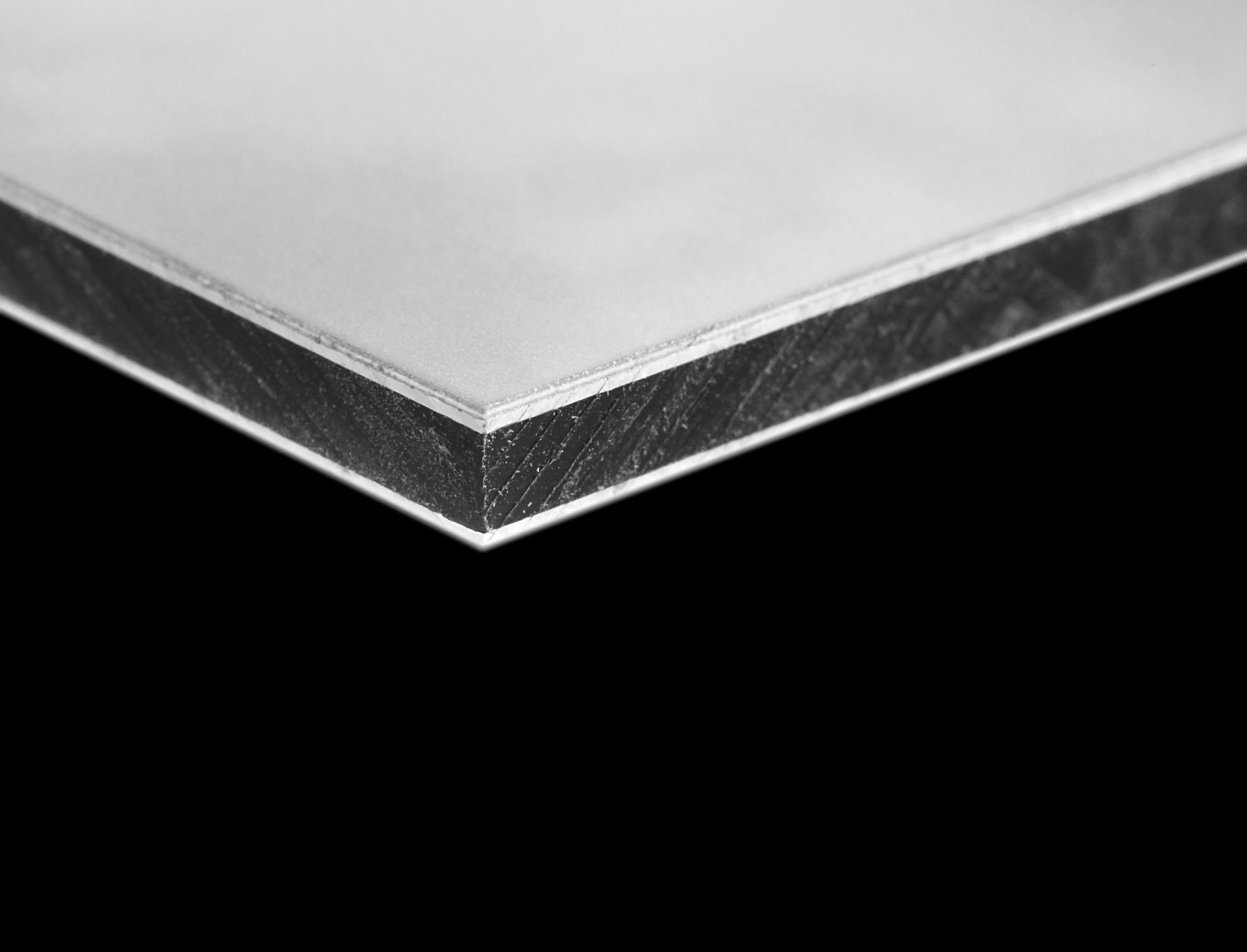 Plaque en alu Dibond.
