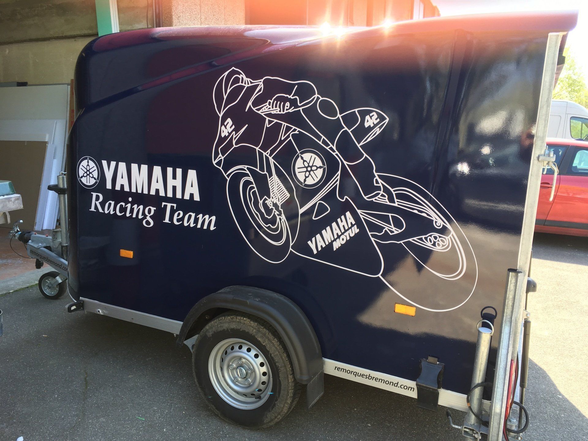 Caravane Yahama Racing Team.