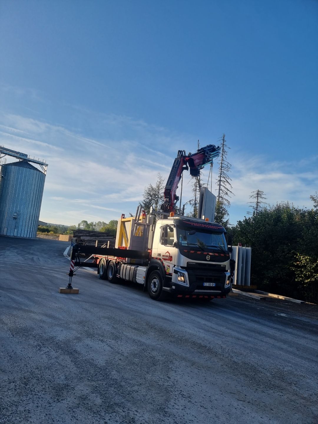 Photo d'un engin de levage