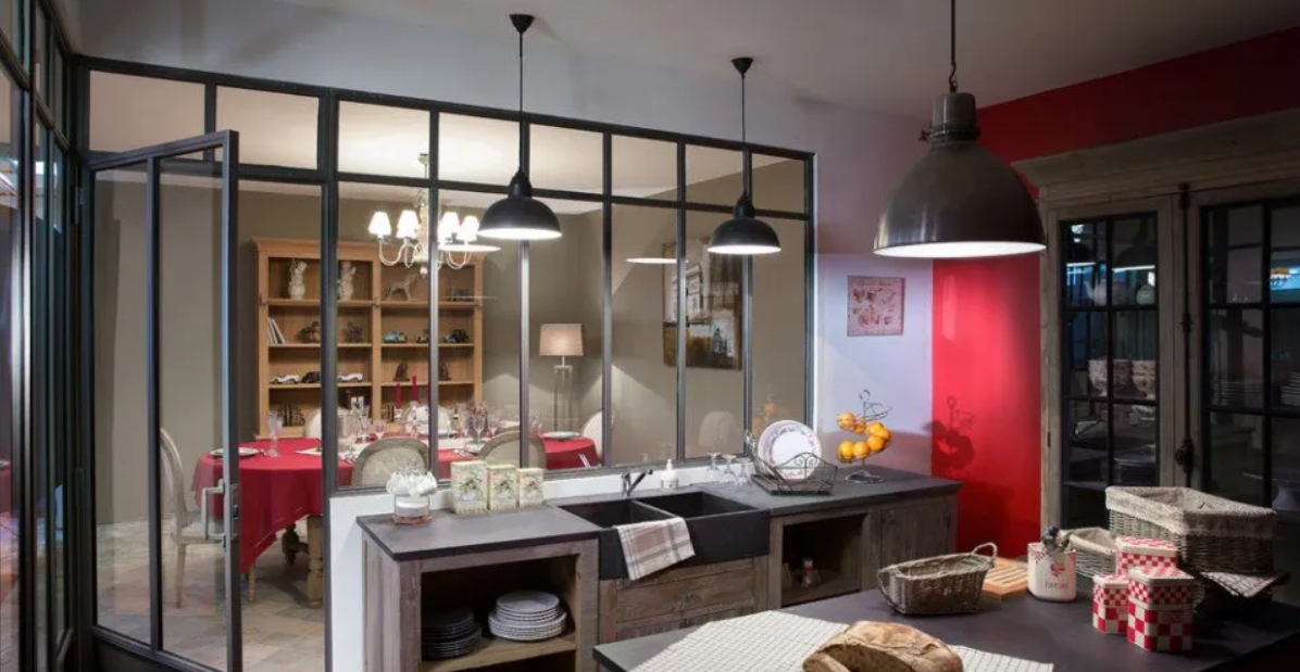 Vitre en verre pour cuisine