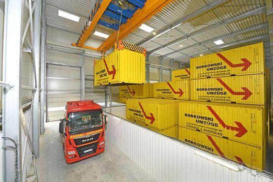 Bild Borkowski Umzüge Berlin Container Lagerung