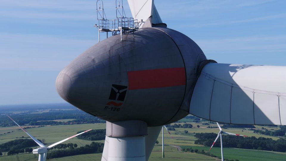 Turbine einer Windkraftanlage der On-Site-Service GmbH