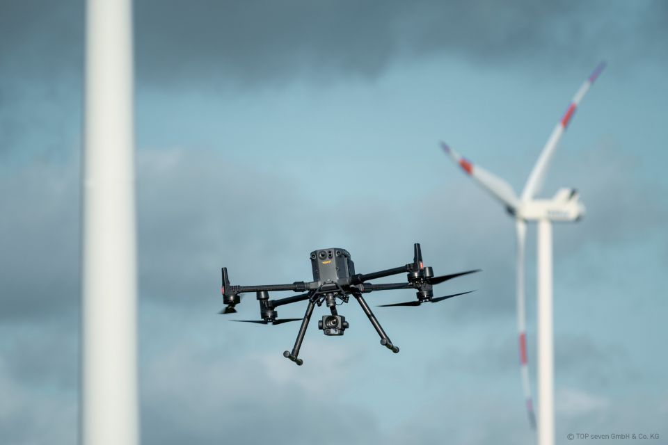 Drohne der On-Site-Service GmbH