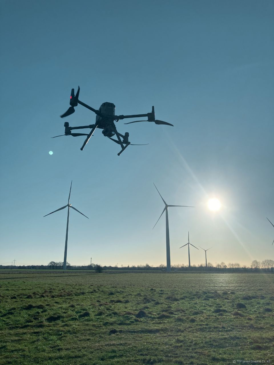 Drohne der On-Site-Service GmbH