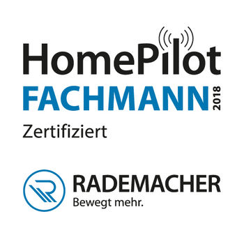 Ein Logo für eine Firma namens Home Pilot Fachmann