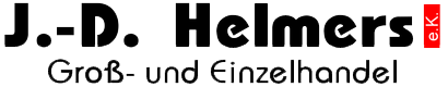 Ein schwarz-weißes Logo für JD Helmers