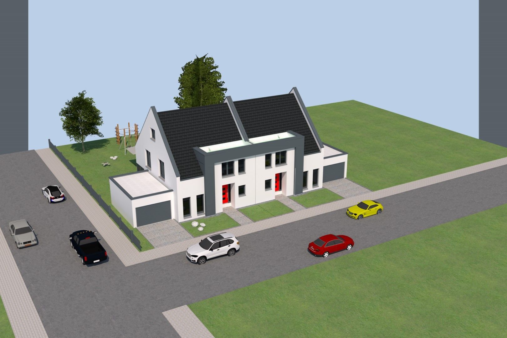 Doppelhäuser Planung