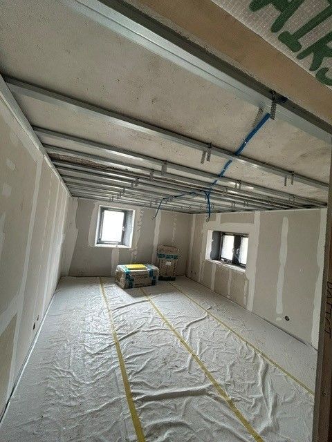 Travaux de plâtrerie