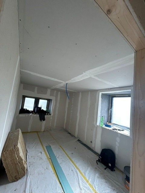 Travaux de plâtrerie