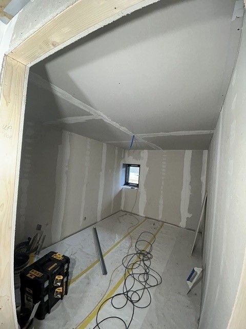 Travaux de plâtrerie