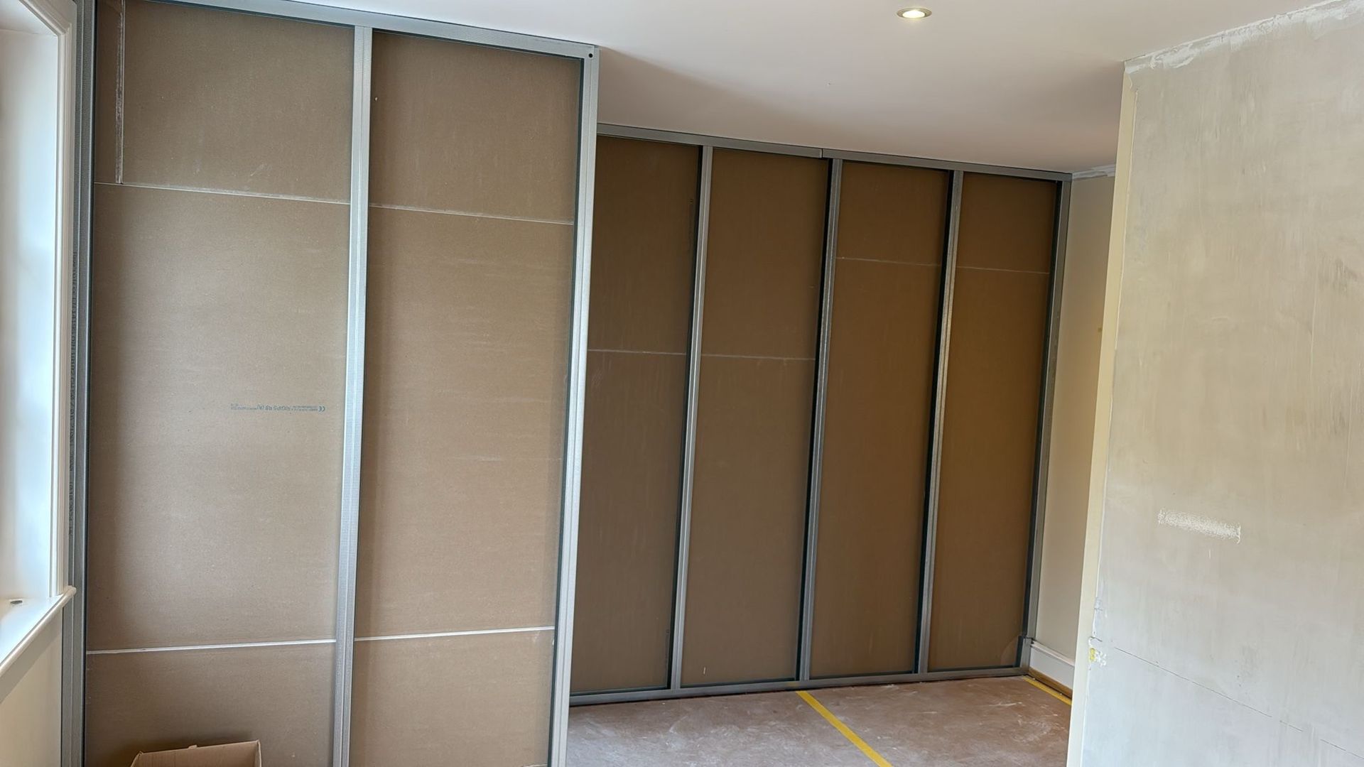 Travaux de plâtrerie
