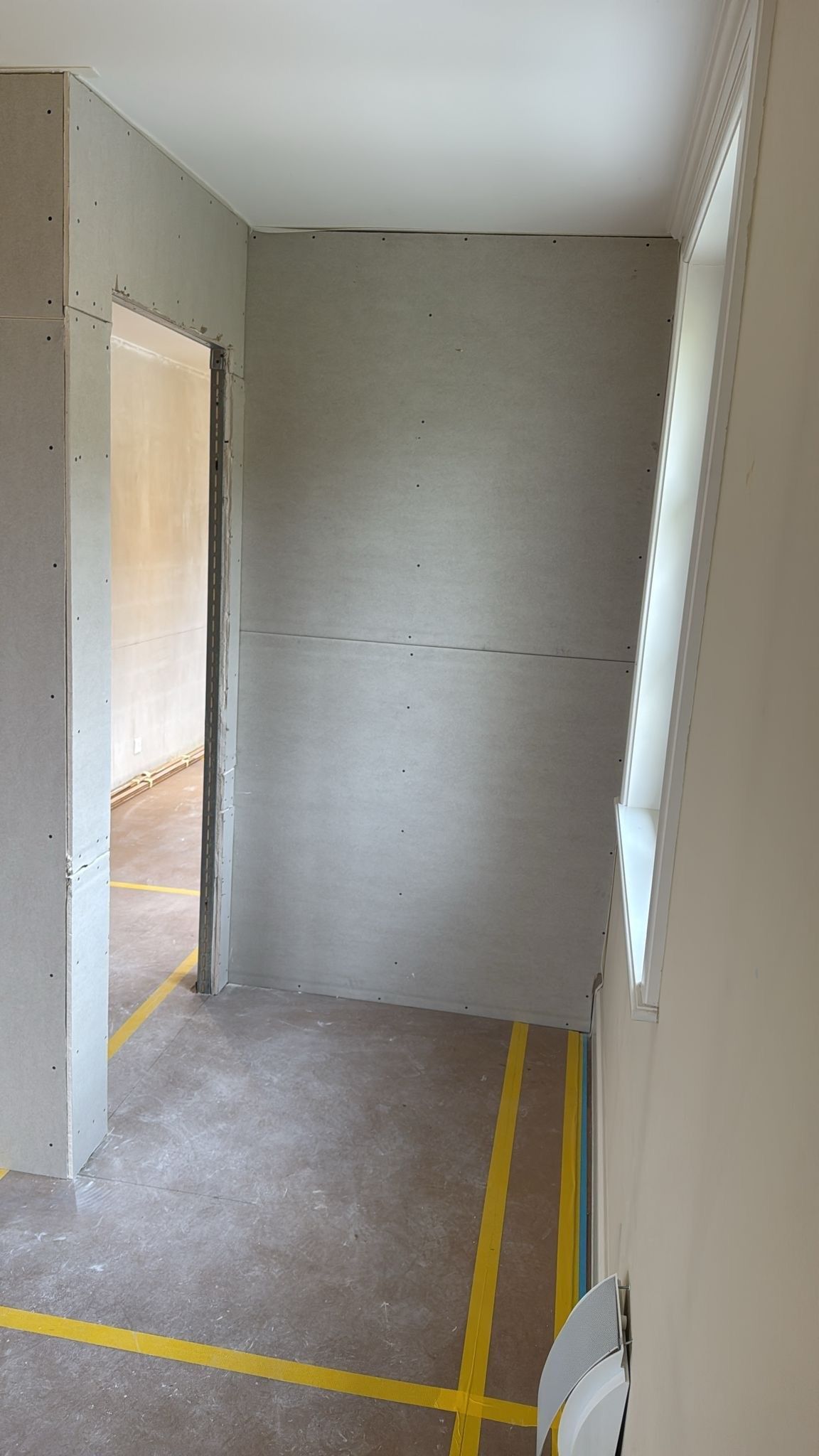Travaux de plâtrerie