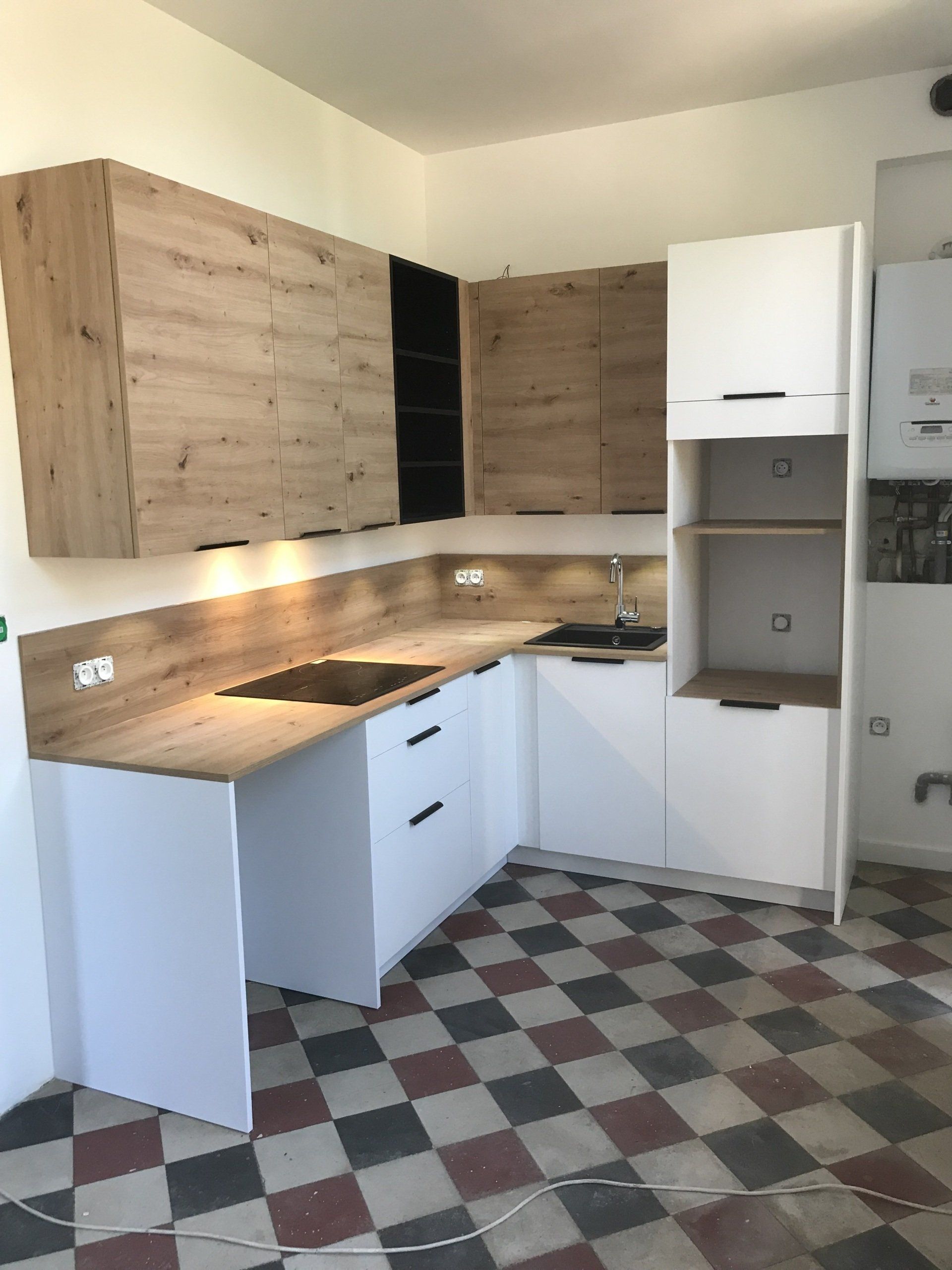 Cuisine moderne blanche