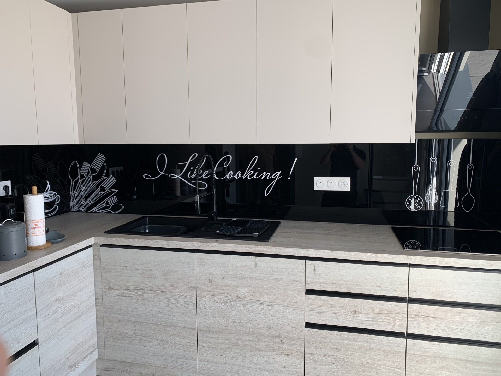 Cuisine moderne grise