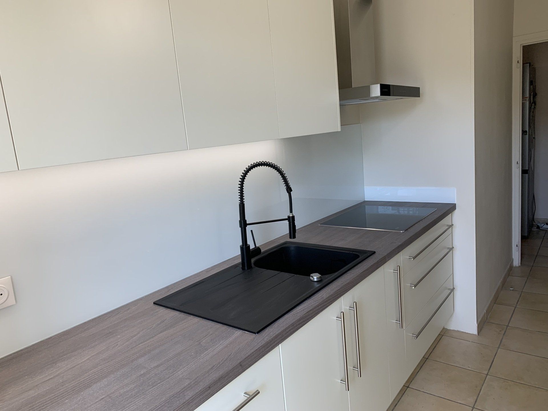 Cuisine blanche aménagée