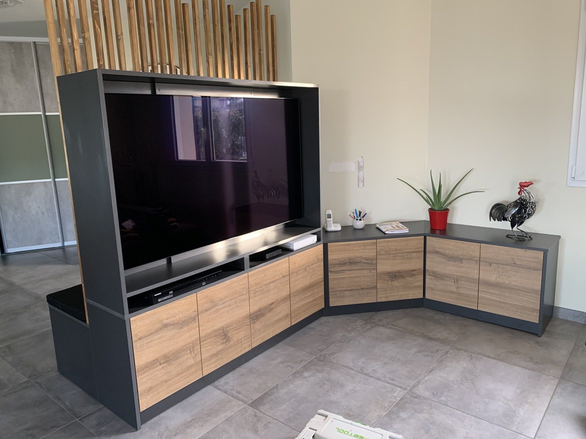 Meuble TV en bois