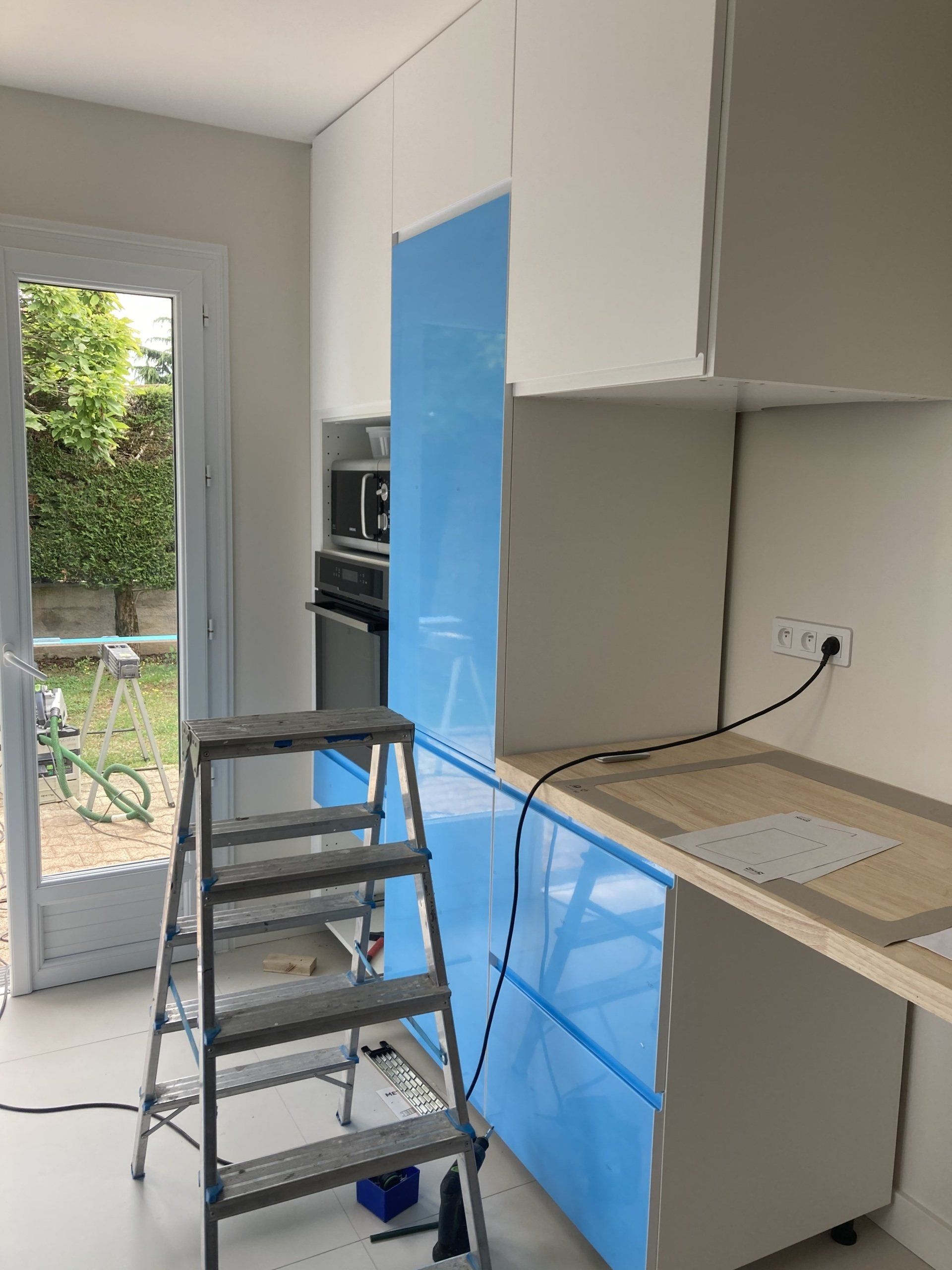 Cuisine en cours d'installation