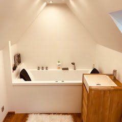 Baignoire incrustée