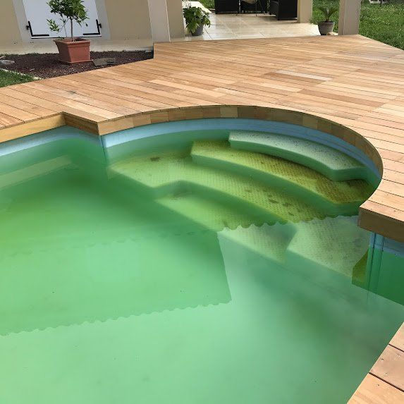 Piscine en bois