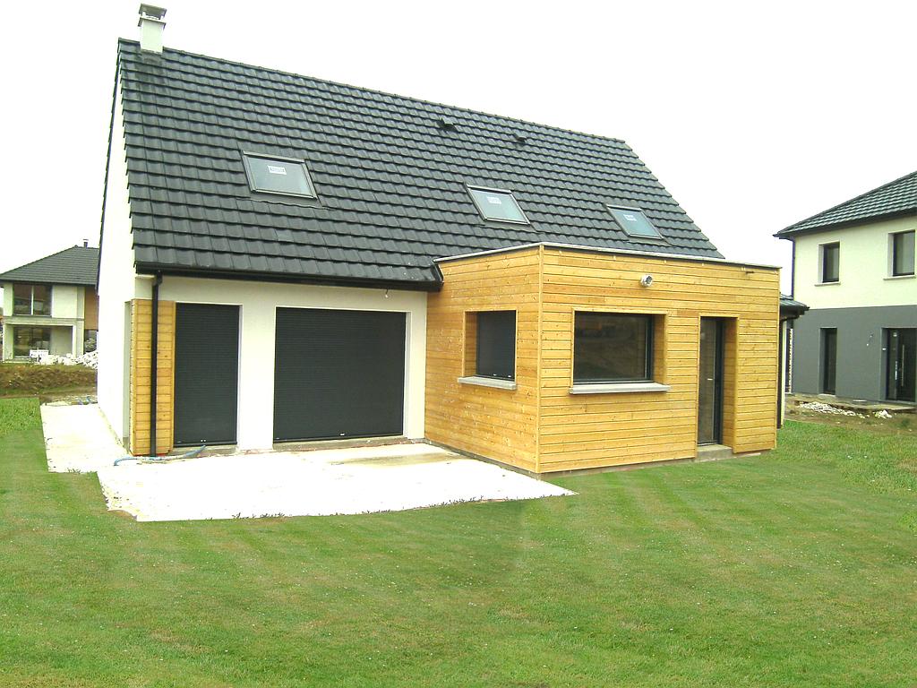 Extension en bois d'une maison individuelle