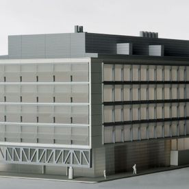 Bürogebäude im Mst. 1:200; Architekt Rafael Moneo