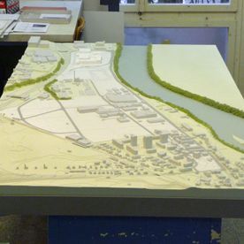 Modell im Mst. 1:1000; Salina Raurica Pratteln