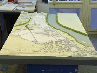 Modell im Mst. 1:1000; Salina Raurica Pratteln