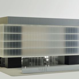 Bürogebäude im Mst. 1:200; Architekt Yoshio Taniguchi