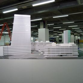 Modellaufbau ImmoExpo in Basel; UBS-Fundmanagement