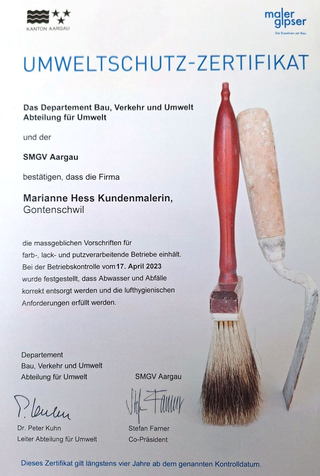 Eindrücke der Arbeiten von Kundenmalerin Marianne Hess