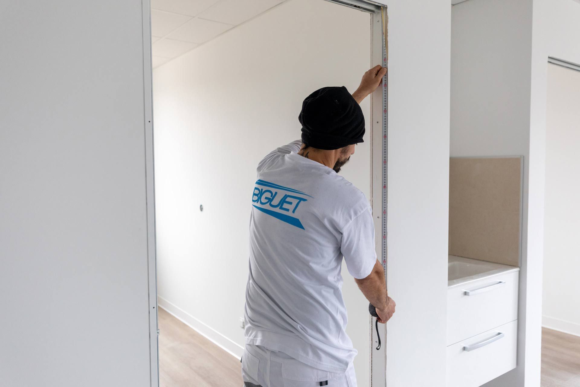 Mesure d'une cloison