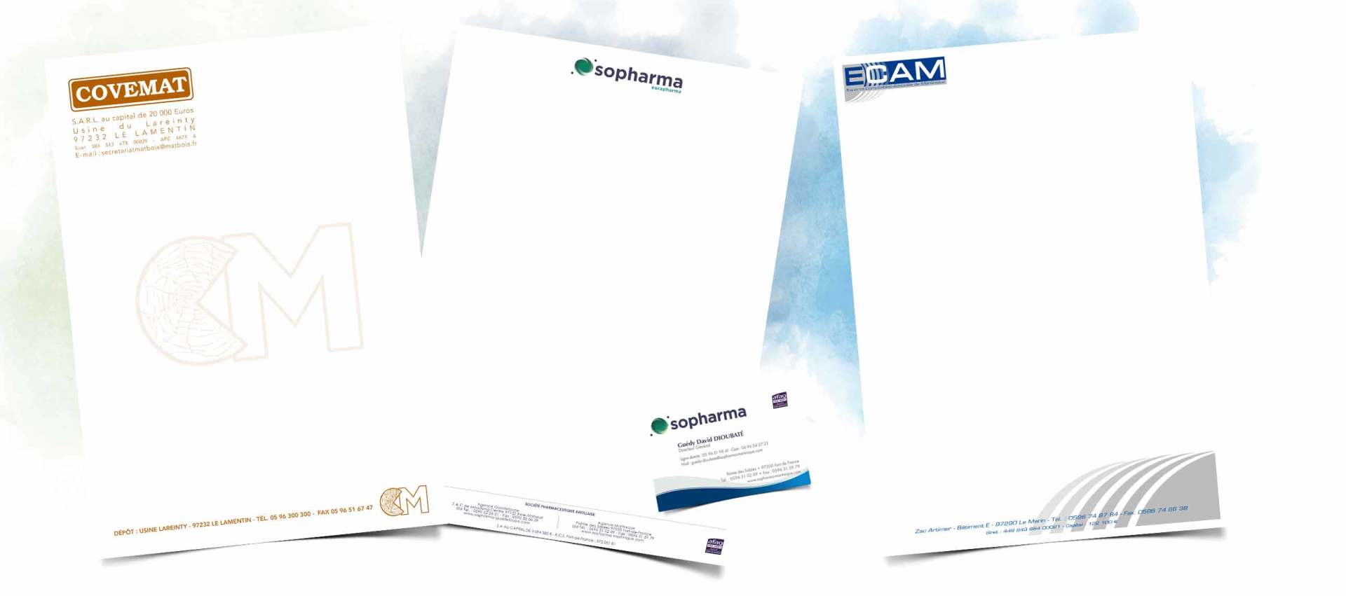 Papier à entête / Carte de visite