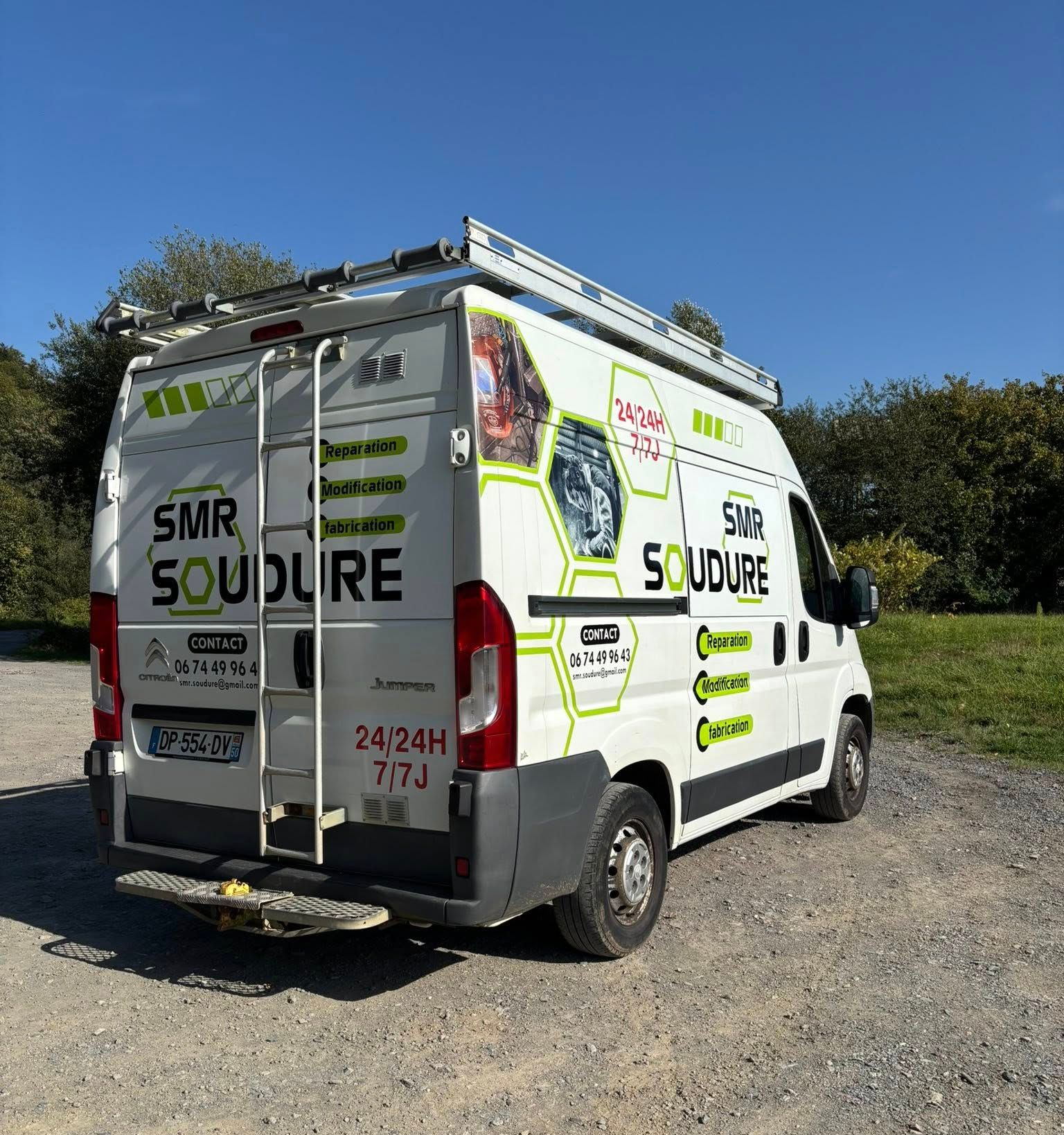 Camion de dépannage de SMR SOUDURE.