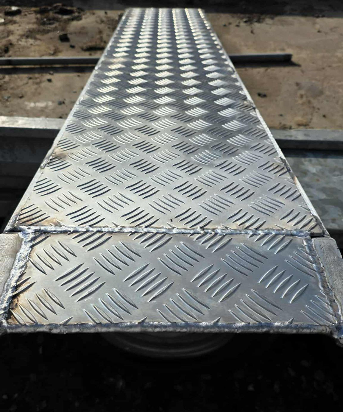 Rampe pour un plateau.