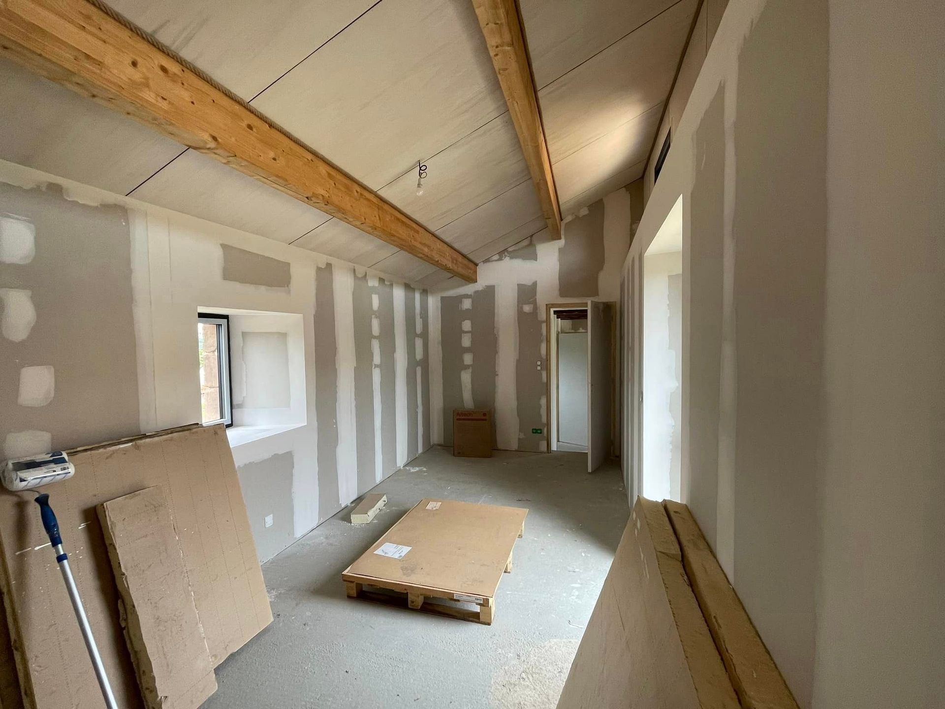 Travaux de plâtrerie