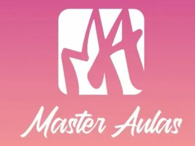Logotipo de Master Aulas, que presenta las iniciales estilizadas "MA" dentro de un cuadrado blanco