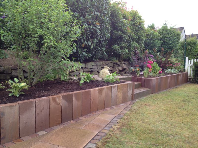 Pflanzen und Blumen im Garten