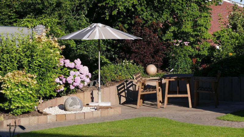 gepflegter Garten