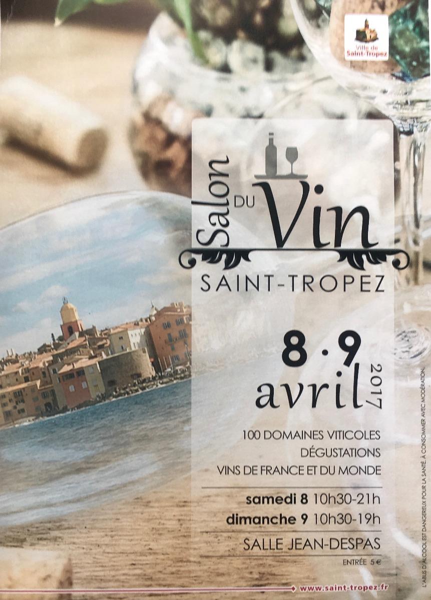 2ème Salon du Vin de Saint-Tropez 8 au 9 avril 2017