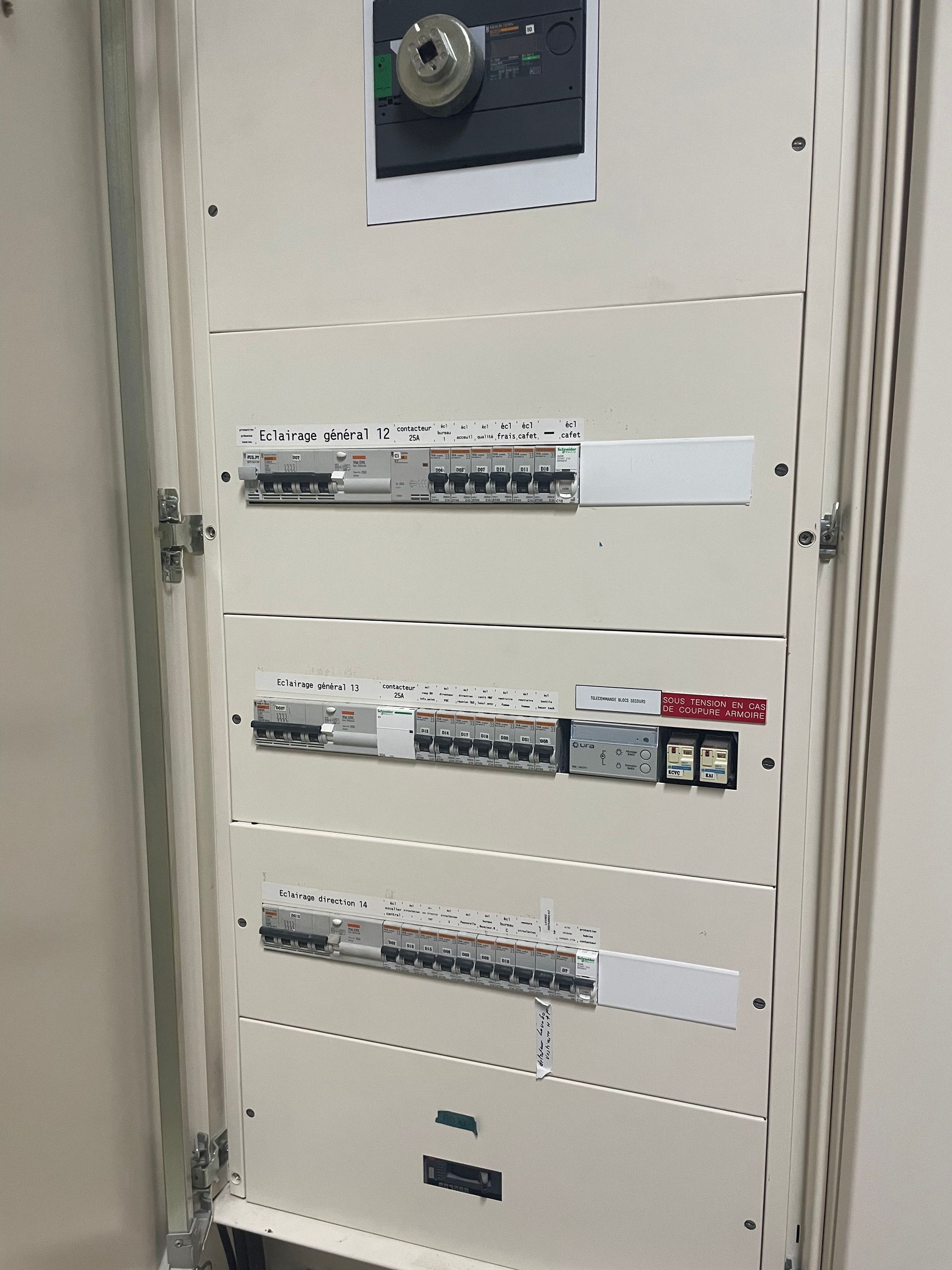 Tableau électrique mis aux normes