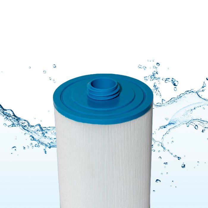 Filtre court blanc pour spa