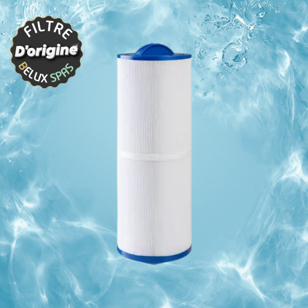 Filtre long blanc filet interne pour spa et spa de nage