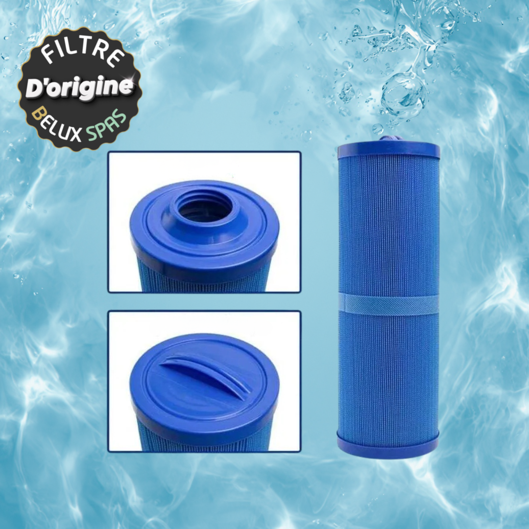 Filtre long filet interne anti-bactérien Microban pour spa et spa de nage