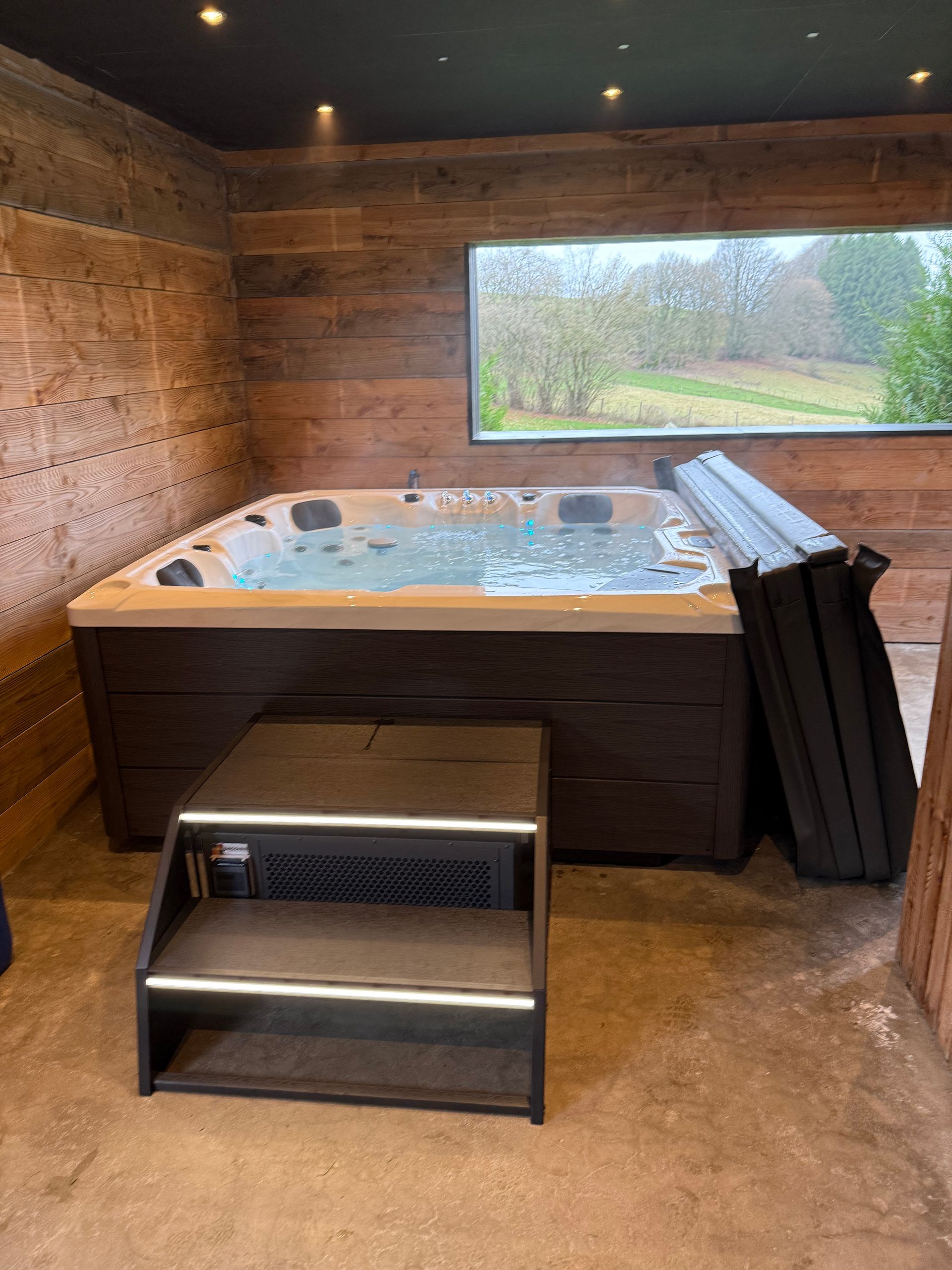 Escalier lumineux pour pompe à chaleur Balboa